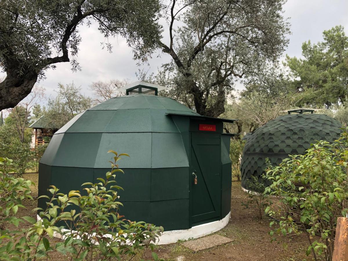 Nisi Glamping Otel Paralía Rachon Dış mekan fotoğraf