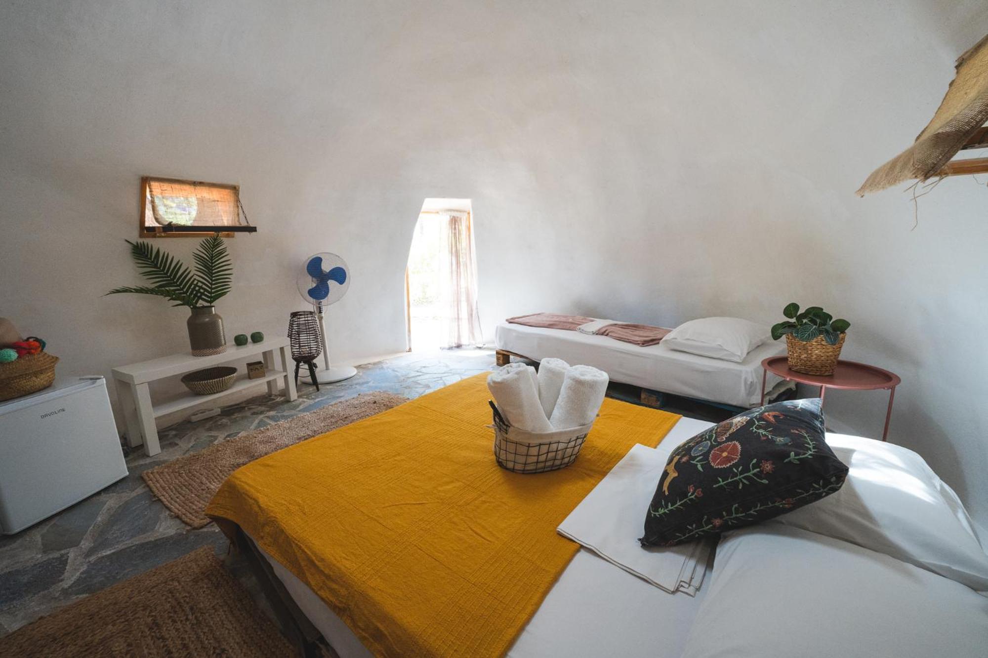 Nisi Glamping Otel Paralía Rachon Oda fotoğraf