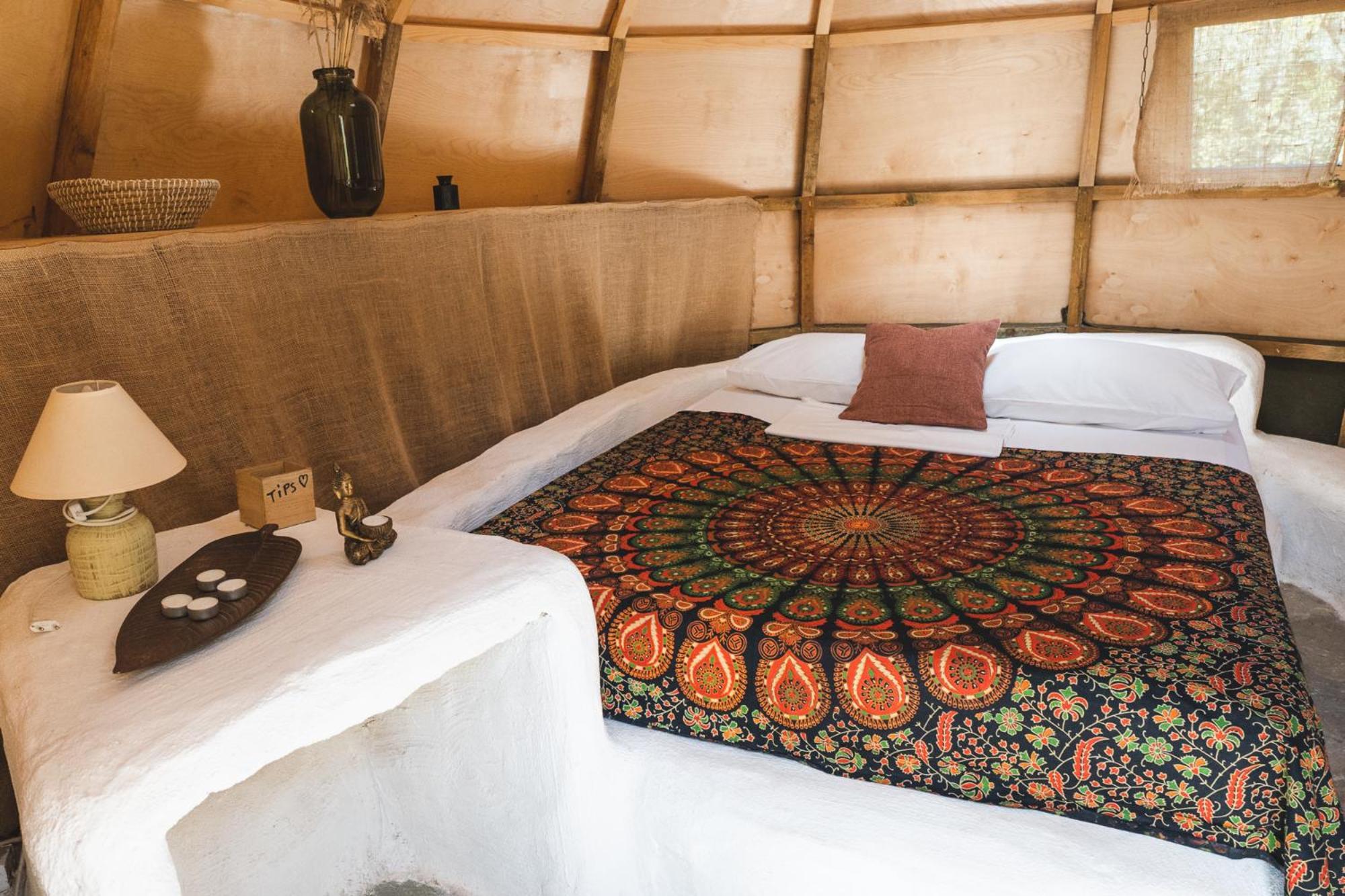 Nisi Glamping Otel Paralía Rachon Oda fotoğraf